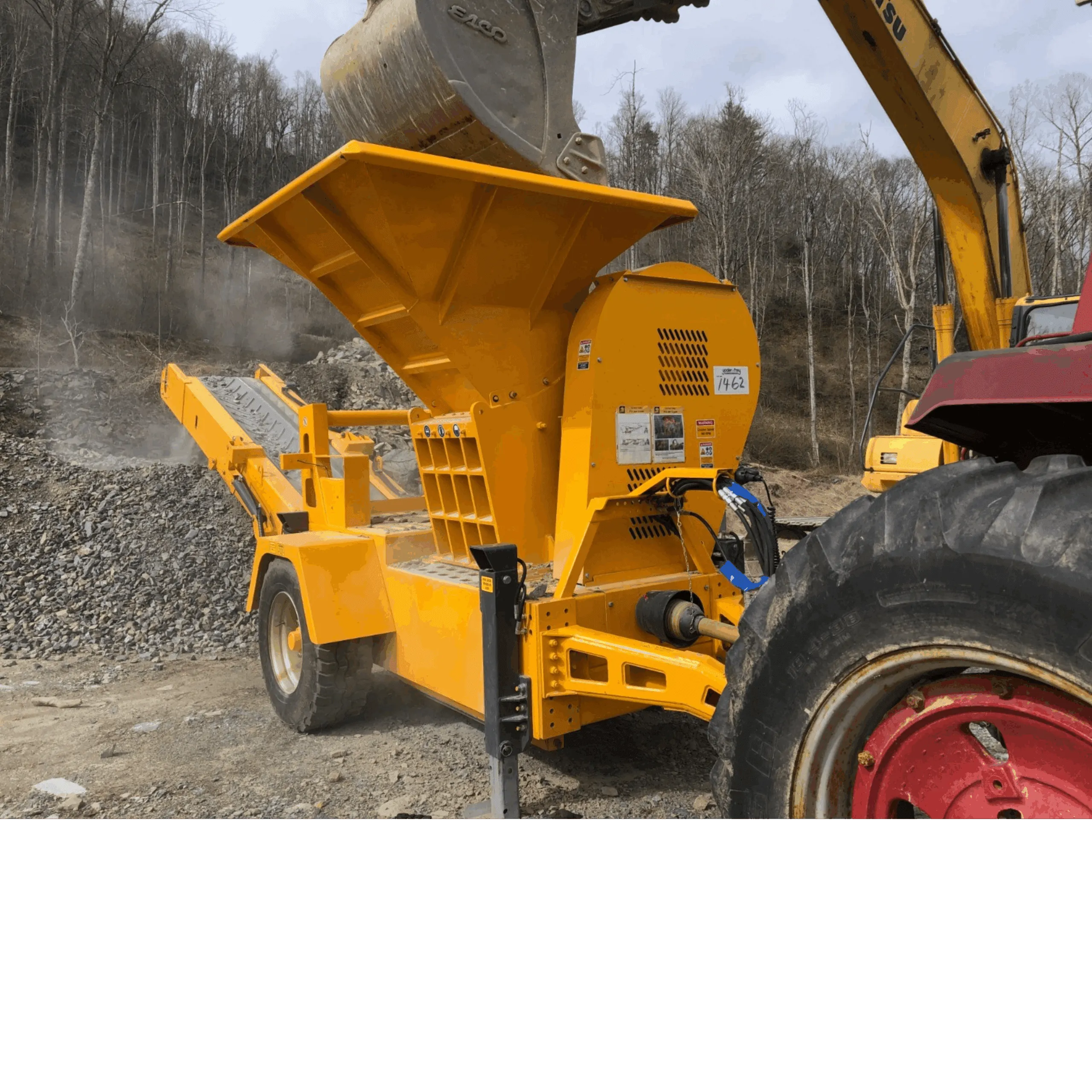 Brilliant 640J PTO Jaw Crusher - Heavy Equipment Rental in
