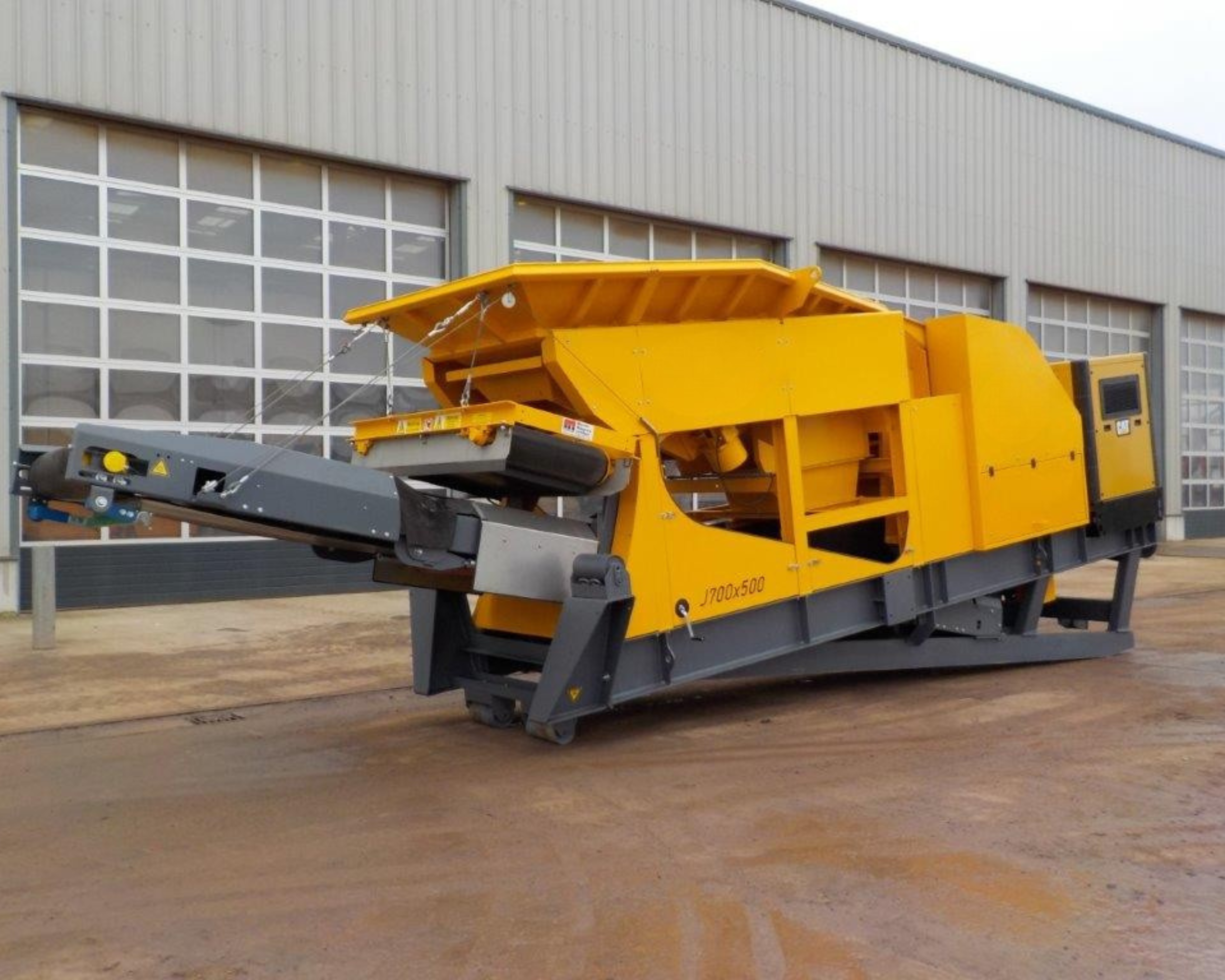Brilliant J7x5 Electric Powered Hook Lift Jaw Crusher
