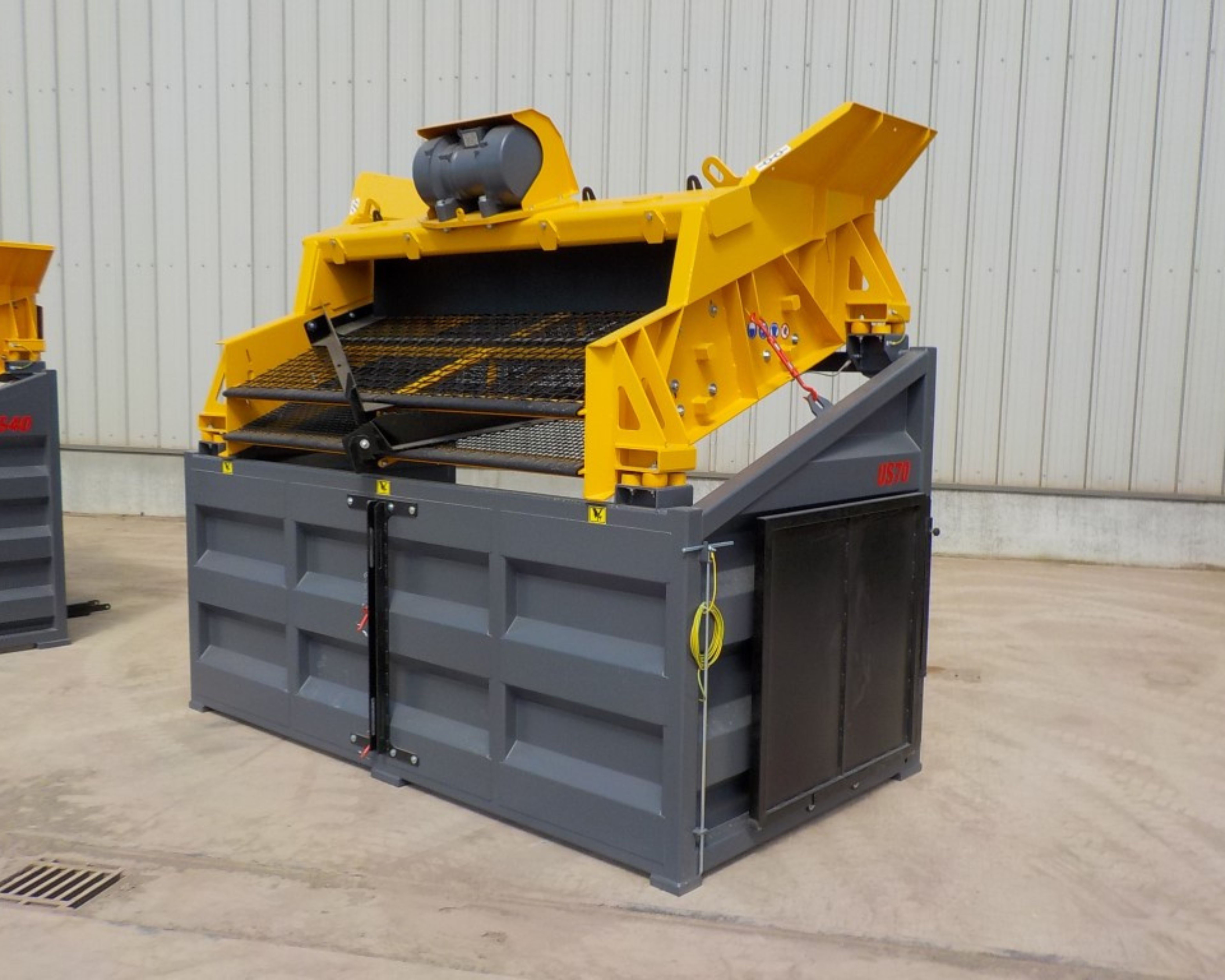 Brilliant US70 Portable Skid Mounted Screener