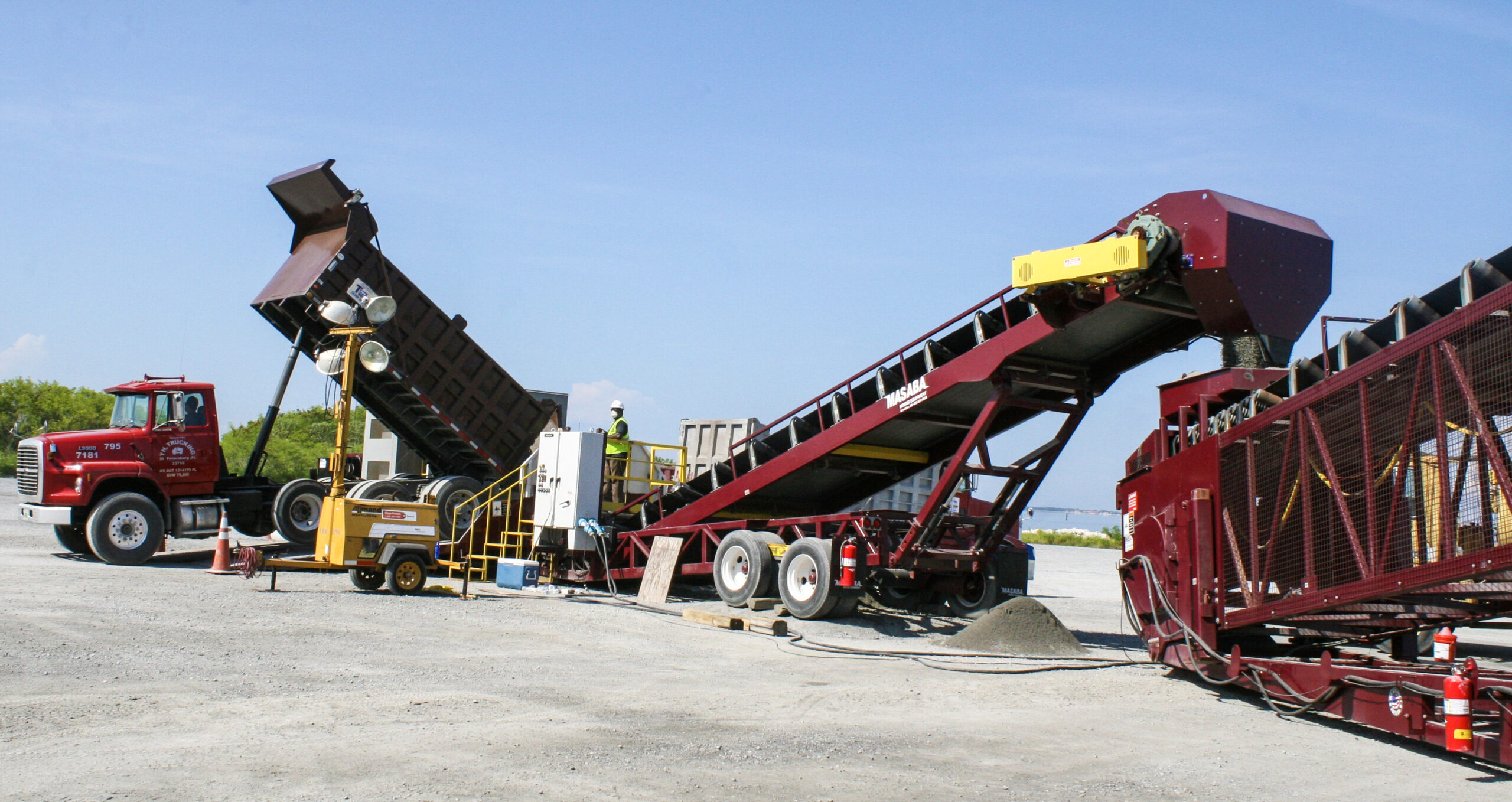 Masaba Truck Unloader Conveyors
