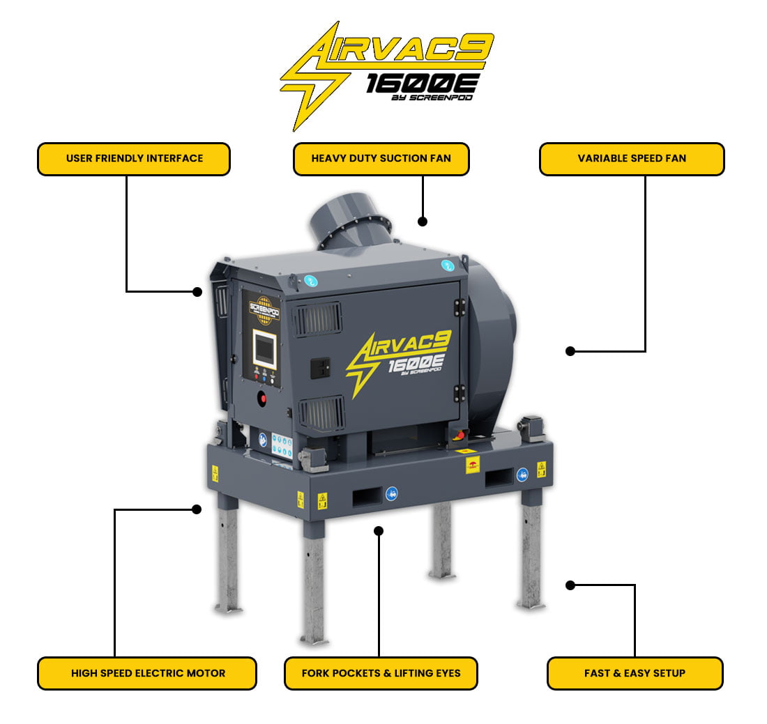 Screenpod Airvac 9 1600E